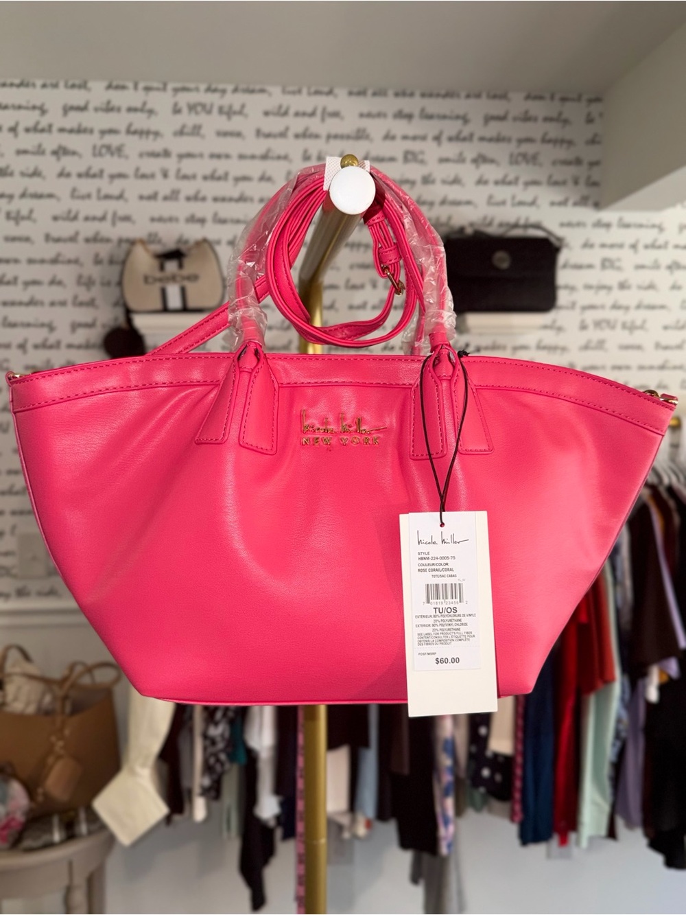 NWT Nicole Miller New York Tote